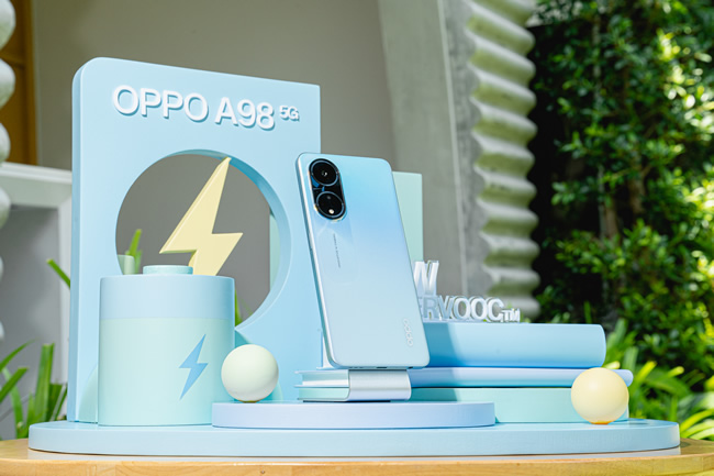 OPPO เปิดตัว OPPO A98 5G ชาร์จไวไม่ช็อตฟีล ด้วยการชาร์จที่ไวที่สุด 67W SUPERVOOC พร้อมเป็นสมาร์ตโฟนที่ดีที่สุดใน A Series