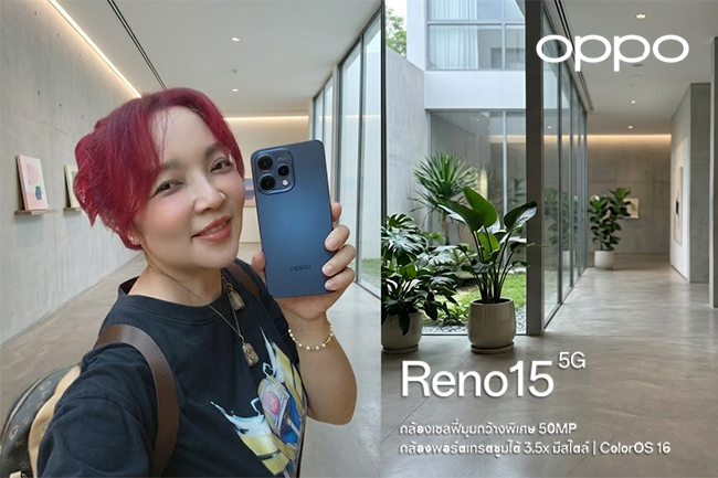 รีวิว OPPO Reno 15 5G: นิยามใหม่ของ “Portrait Expert” ในดีไซน์สุดบางเฉียบ รีวิว OPPO Reno 15 5G: นิยามใหม่ของ “Portrait Expert” ในดีไซน์สุดบางเฉียบ